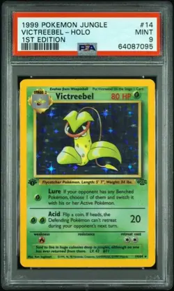 1999 Pokemon Jungle Victreebel 1st Edition Holo Rare PSA 9 MINT #14/64 - Image 1