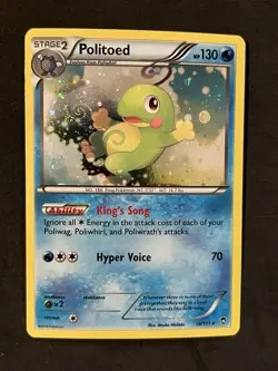 Politoed 18/111 Cosmos Holo GALAXY SWIRL 🌀🌌 Pokemon Furious Fists Promo NM - Image 3