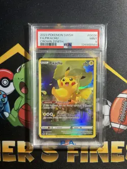 2023 POKEMON SWORD AND SHIELD CROWN ZENITH GG30 FULL ART/PIKACHU PSA 9 - Image 1