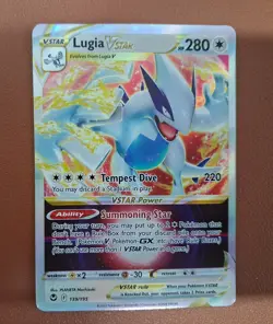 Pokemon TCG Lugia VSTAR Silver Tempest 139/195 Holo Rare - NM/M - Pack Fresh - Image 1
