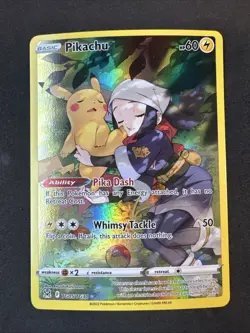 Pikachu TG05/TG30 Swsh11: Lost Origin Trainer Gallery Holo Pokemon - Image 1