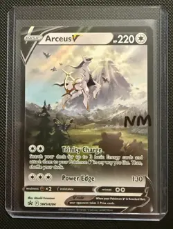 Arceus V - SWSH204 - Full Art Black Star Promo Rare - Pokemon Card - NM - Image 1
