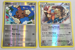 Pokemon TCG Buneary 94/147 & Lopunny Boundaries Crossed 117/149 Reverse Holo LP - Image 1