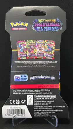 Phantasmal Flames - Sleeved Blister Gengar - Factory Sealed - Pokemon TCG - Image 2