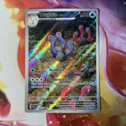 Wugtrio 224/091 Pokemon TCG SV: Paldean Fates Holo SR Illustration (Near Mint) - Image 1