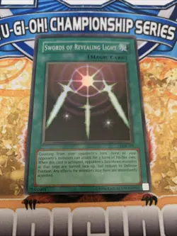 Yugioh Swords of Revealing Light LOB-EN101 Orighinal Print NM - Image 1