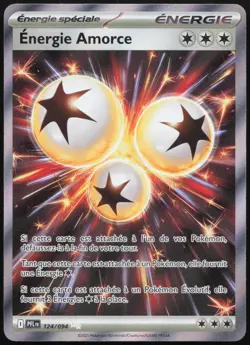 Carte Pokemon Energie Amorce 124/094 Flammes Fantasmagoriques Francais - Image 1