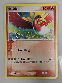2007 Pokemon - Ho-Oh Holo Rare - Pop Series 5 Promo 1/17 - Nintendo - Image 1