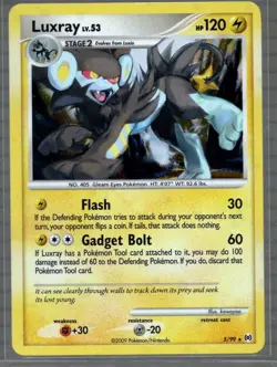 Luxray 5/99 Holo Rare Platinum Arceus Pokemon Card TCG NM - Image 1