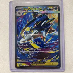 Mega Sharpedo ex 127/094 Pokemon Phantasmal Flames Special Illustration Rare NM - Image 1