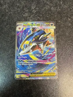 Mega Sharpedo ex 127/094 Special Illustration Rare Phantasmal Flames Pokemon NM - Image 1