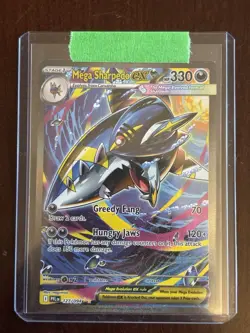 Pokemon Phantasmal Flames Mega Sharpedo EX Special Illustration Rare 127/094 NM - Image 1