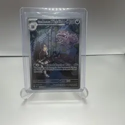 Pokemon TCG Team Rocket’s Weezing 199/182 Destined Rivals Illustration Rare NM - Image 1