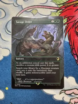 Savage Order (Borderless) Universes Beyond: Jurassic World Collection Regular - Image 1