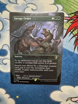 Savage Order (Borderless) Universes Beyond: Jurassic World Collection Regular - Image 1