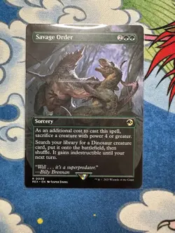 Savage Order (Borderless) Universes Beyond: Jurassic World Collection Regular - Image 2
