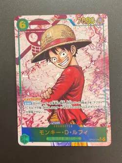 ONE PIECE Card Game Monkey D. Luffy OP13-118 SEC Carrying on His Will Japanese - Image 1