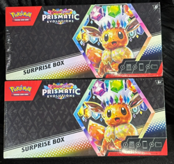 2 X Pokemon TCG Prismatic Evolutions Surprise Box Factory Sealed - Image 1