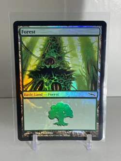 FOIL Forest | Basic Land | Mirrodin 2003 - MTG Magic Cards - Image 1