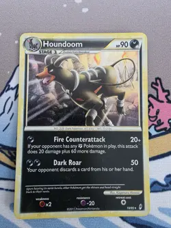 Pokemon TCG Houndoom Call of Legends 10/95 Holo Holo Rare 2011 - Image 1