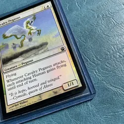 Cavalry Pegasus FOIL Theros White Common MTG MP/LP - Image 3