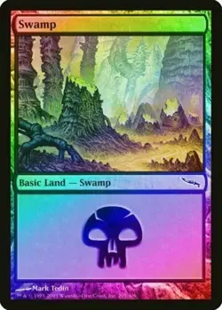 ✨ Swamp (295) FOIL ✨ Mirrodin MTG Magic - NM - Image 1