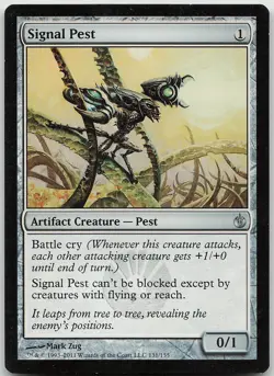 Signal Pest Uncommon Mirrodin Besieged LP MTG - Image 1