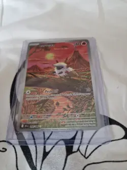 Pokemon TCG Larvesta Card Full Art Black Bolt Illustration Rare Holo Eng 099/086 - Image 1