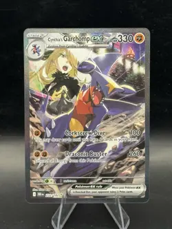 Pokemon TCG Cynthia's Garchomp ex 232/182 Sv10: Destined Rivals Holo SIR - Image 2