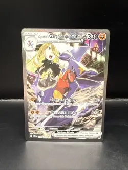 Pokemon TCG Cynthia's Garchomp EX Holo Card 232/182 Sv10: Destined Rivals - Image 4