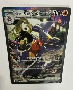 Pokemon TCG Cynthia's Garchomp ex 232/182 Sv10: Destined Rivals Holo - Image 3