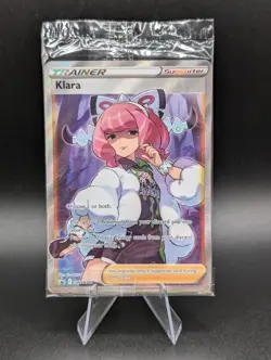 Pokemon TCG - SEALED Klara Black Star Promo SWSH302 - Image 1