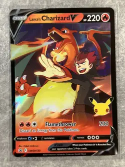 Lance's Charizard V SWSH133 Pokemon TCG Promo Cards Holo Rare (Light Play) LP 3 - Image 1