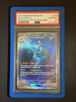 PSA 10 Pokemon Blastoise ex 200/165 Sv: Scarlet & Violet 151 Holo - Image 1