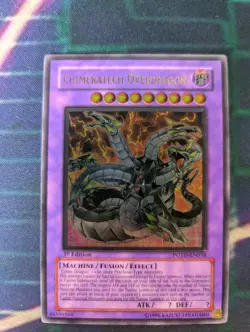 Yu-Gi-Oh! Chimeratech Overdragon POTD-IT034 Ultimate Rare 1st Edition NM - Image 1