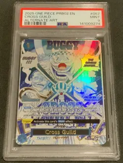 2025 ONE PIECE PRB02-PREMIUM BOOSTER ALTERNATE ART #057 CROSS GUILD PSA 9 - Image 1