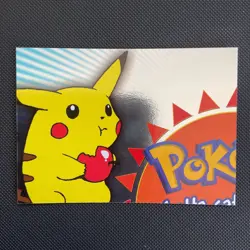 2000 Topps Pokemon Series 3 Silver Foil #P01 Puzzle Blue Logo - Image 1