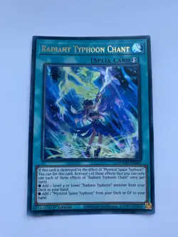 YuGiOh! Radiant Typhoon Chant DOOD-EN061 Ultra Rare 1st Edition NM Card - Image 1