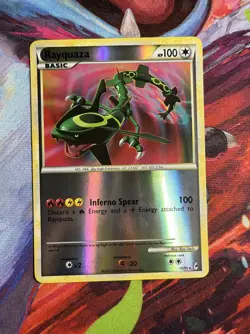 Rayquaza 20/95 Rare Reverse Holo Call of Legends Pokemon Card 2011 Clean Nm Lp - Image 1