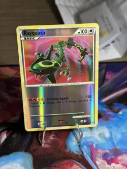 Rayquaza 20/95 Rare Reverse Holo Call of Legends Pokemon Card 2011 Clean Nm Lp - Image 3