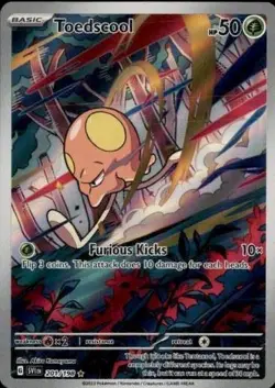 SV01: Scarlet & Violet Base Set #201/198 Toedscool Special Illustration Rare - Image 1