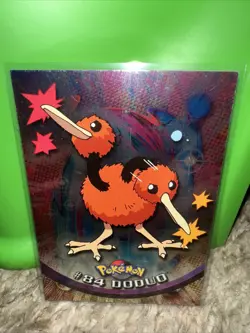 2000 Topps Chrome Pokemon TV Animation Edition Series 2 Foil #84 Doduo - Image 1