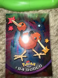 2000 Topps Chrome Pokemon TV Animation Edition Series 2 Foil #84 Doduo - Image 4