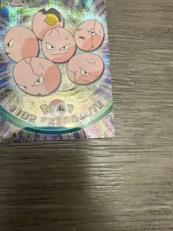 2000 Topps Chrome Pokemon TV Animation Edition Series 2 Spectra Exeggcute #102 - Image 4