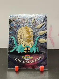 2000 Topps Chrome Pokemon TV Animation Edition Series 2 #139 Omastar - Image 1