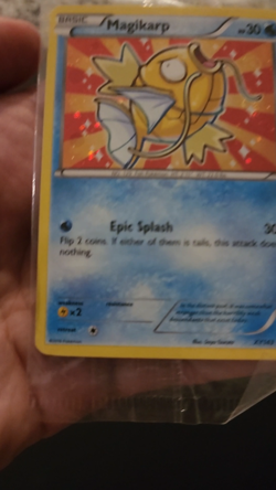 Pokemon TCG Shiny Magikarp Black Star Promo Card XY143 Sealed, Near Mint - Image 2