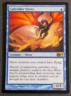 MTG Card - 1x Galerider Sliver - Magic Core Set 2014 - LP - Magic The Gathering - Image 1