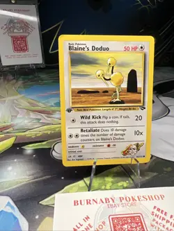 1st Edition Blaine's Doduo - Gym Challenge - #61/132 - Vintage Pokemon Card 2000 - Image 3