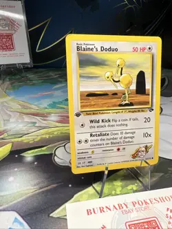 1st Edition Blaine's Doduo - Gym Challenge - #61/132 - Vintage Pokemon Card 2000 - Image 4