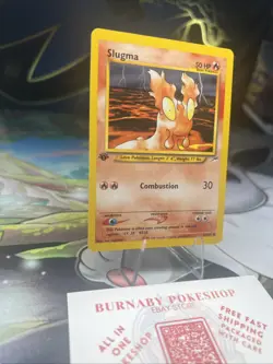 Slugma 82/105 Neo Destiny 1st Edition WOTC Pokemon TCG Card - Image 2